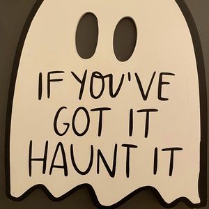 Target Halloween Decor - Ghost Sign